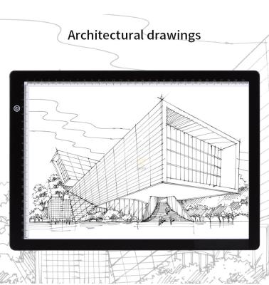 China Lighting For Kosta OEM A4 Well Back Manufacturing Led Light Box Led Tracing Board Led Light Pad For Animation Drawing for sale