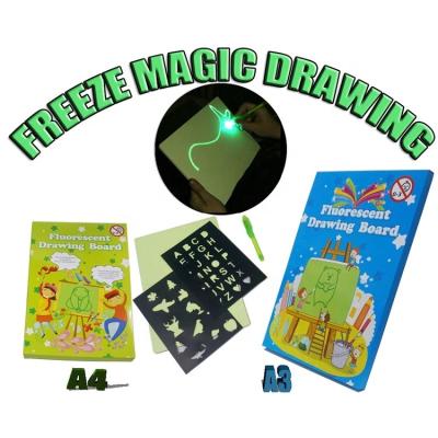 China Glow in the Dark Factory Directly Sell Flash Magic Toys Kids Fluorescent Phosphorescence Drawing Board for Kids at Dark Night for sale