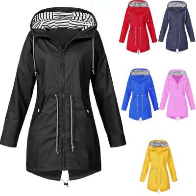 China Anti-wrinkle Wholesale zipper female hooded mountaineering jackets custom factory clothes fashion hoodie for sale