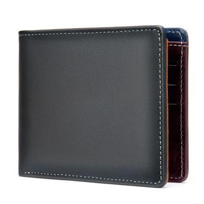 China Funny waterproof 2022 random color man genuine leather wallets for man luxury for sale