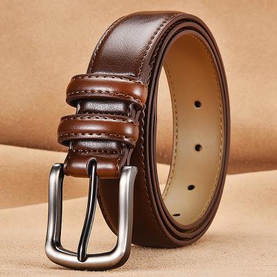 China Blue genuine leather belt men's belt NSDS01 real men's home luxury casual fashionable classic leather belts for sale