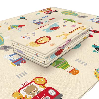 China Soft Toy 180x150x0.6CM Play Mat For Baby Children Foldable Baby Floor Play Mat Playmates Toys for sale