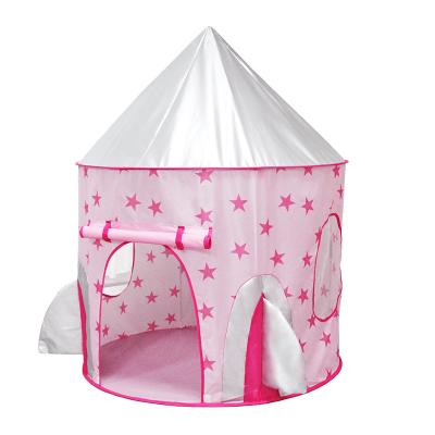 China Pink Princess Castle Child Room Decor Big Girls Baby Play Room Tents Kids Folding Tent Portable Children Soft Toy for sale