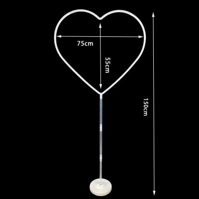 China Recyclable Heart Shaped Balloon Stand Holder Love Birthday Wedding Festival Event Party Decoration Supplies for sale