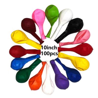 China Bulk disposable eco-friendly latex balloons balloon birthday decoration colors baloons top quality logo for sale