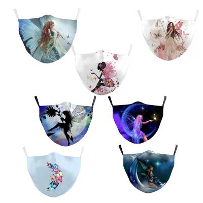 China Fixed simulation shape logo make explosive cute cartoon printing disposable three layer ear dust mask hanging spot for sale