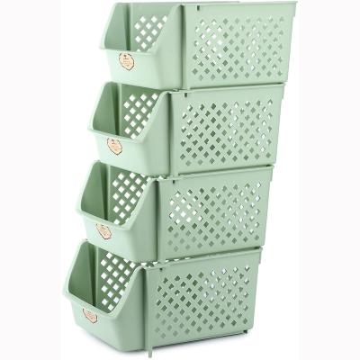 China US Factory Stocked Production And Delivery Wholesale Plastic Organizer Storage Basket For Household for sale