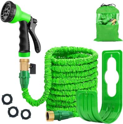 China 100FT Flexible Garden Hose Expandable Hose - Light Weight, Durable & Flexible - 8 Function Spray Gun for sale