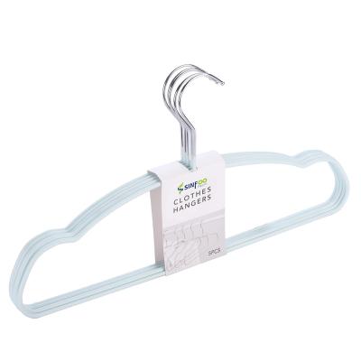 China New Flat Design Clothes Metal Hangers For Suit for sale