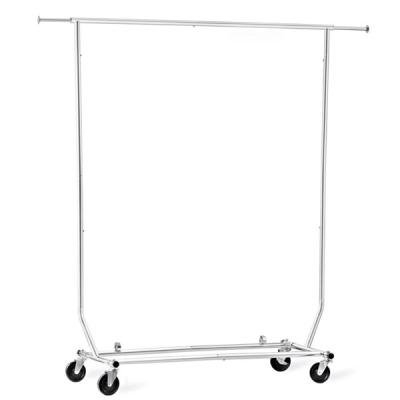 China No Rolling Organizer Portable Garment Clothes Hanger Metal Cabinet Drying Rack for sale