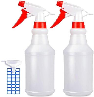 China Household Products Empty Spray Bottles HDPE Spray Bottle For Plants, Pet, Bleach Spray, Vinegar, BBQ, And 90° Alcohol for sale