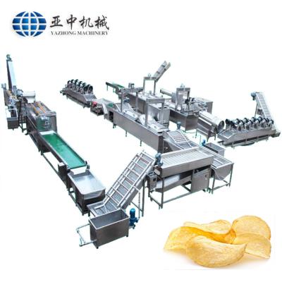 China Chips Production Line Potato Chips Production Line Factory Price Good Quality Full Automatic Vegetable Processing Plant for sale