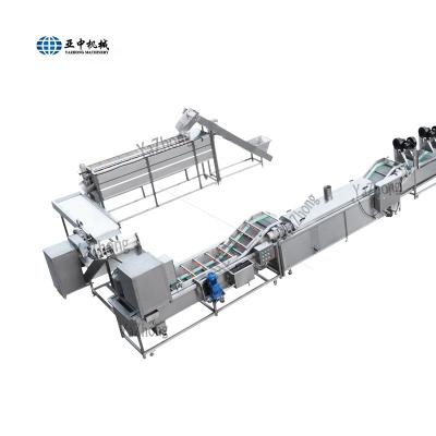 China Factory 100kg Small Capacity Potato Chips Pringles Frying Potato Chips Production Line Vegetable Processing zu verkaufen