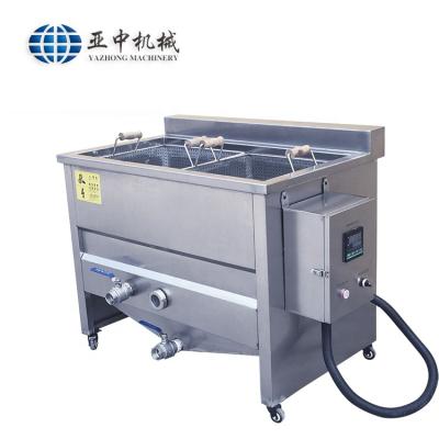 China Food Processing Industry Heat Exchanger Fish Fryer Range Taro Fry Industrial Deep Continuous Fryer for sale