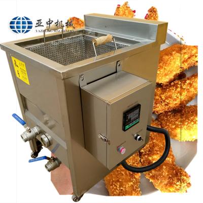 China Commercial Batch 3 Tank Fast Temperature Churro Continuous Conveyor Chicken Deep Fryer for sale