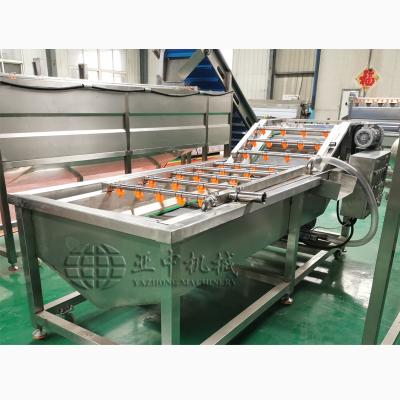 중국 Adverse effect material industrial fresh vegetable and fruit washing machine fruit and vegetable washing machine for sale 판매용