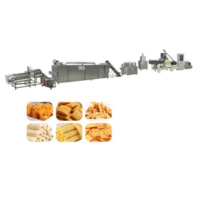 China High Capacity Yazhong Factory Puffed Snacks Machine Extruded Doritos Machine Maize Corn Rice Extruder for sale