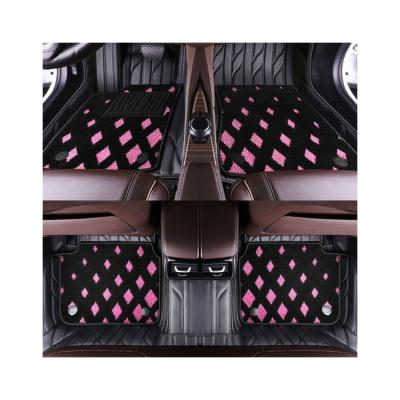 China 5D Car Mats For Sale Custom Size New Design Style Design Unified PU Leather Material Pretty for sale