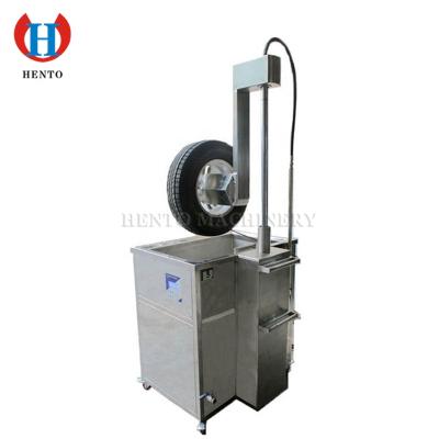 China Adjustable Automatic Stainless Steel Ultrasonic Tire Washing Machine Ultrasonic Cleaning Cleaner Machine for sale