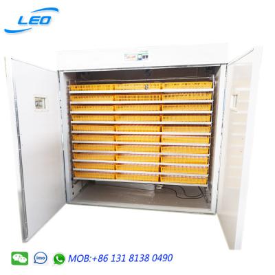 China LEO-4224 Automatic Chicken Egg Incubator ALL IN ONE Hatchery Machine for sale