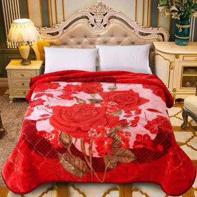 China OEM & OBM PORTABLE Style Factory Sale Raschel Mink Blanket Super Soft Hotel Turkish Supermarket Home Camping Supplier for sale