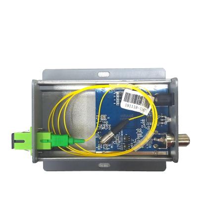 China 1550nm laser 10dbm 1550 or 1310nm high quality mini optical fiber optic transmitter YMN-1550 for sale