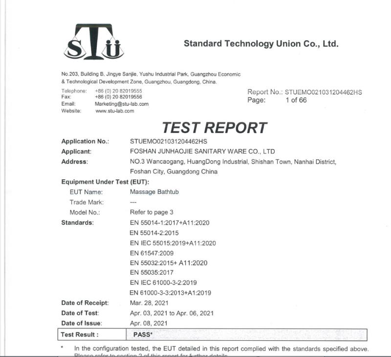 CE - Foshan Haiyijia Co., Ltd.