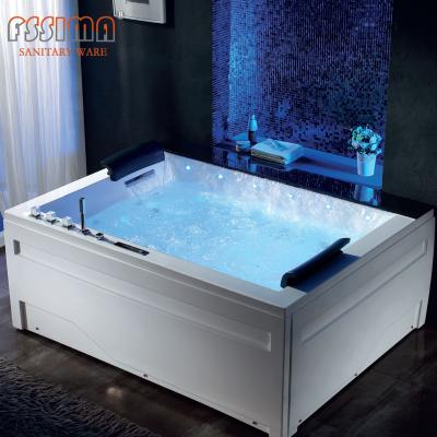 China 6 Foot 1900mm Whirlpool SPA Bathtub Jacuzzi 2 Person Philippines Waterfall for sale