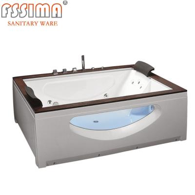 China 1.8m Adult Baby Whirlpool Spa Bathtub Indoor Acrylic Sided Skirt for sale