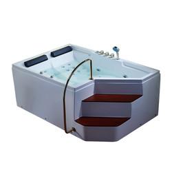 China Air Jetted Whirlpool Spa Bathtub 2 Person Indoor 1.75M for sale