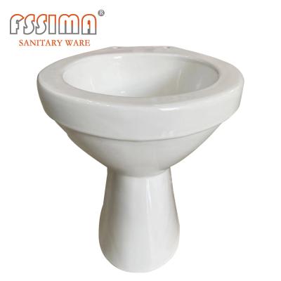 China 1 Piece Gravity Flush Toilet Left Hand Flush Water Closet 500x375x390mm for sale