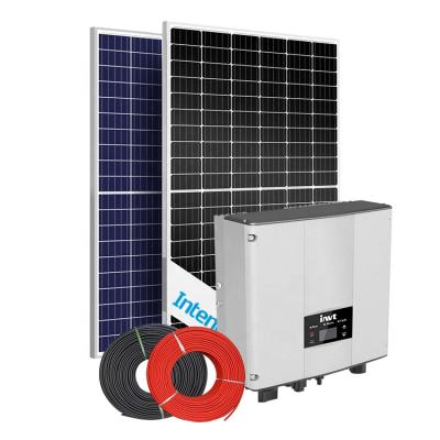 China Intenergy 1kw Home Grid Tie PV System 1000w Solar Grid Power System for sale