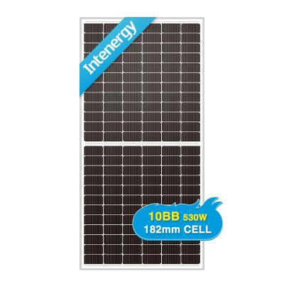 China Solar panel for Intenergy 182 solar power system solar cell solar panel 540w solar panel for solar power system for sale