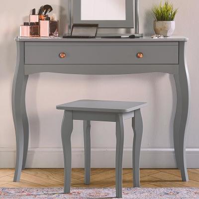 China Gray Storage Modern Bedroom Office Bed End Side Dressing Table, Hallway Entryway Console Table with Drawer for sale