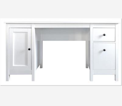 China Stable Home Office Desk With Drawers Fashion Furniture White Modern Customized Wooden Computer Desk MDF Office Furniture for sale