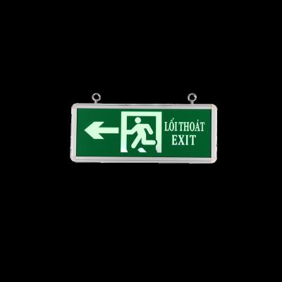 China Emergency Exit Sign 3W Safety Exit Signs Battery Holder Led Emergency Light Emergency Exit Sign for sale