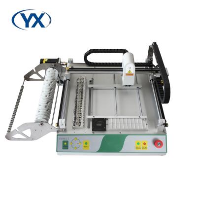 China 20mm*20mm-340mm*340mm SMT Hot Sales PCB Production Line Pick and Place Machine TVM802A with Video Camera and 27 Drivers for sale