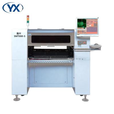 China 0201/40*40mm Full Automatic Video Position Placing Machine SMT880-S (Stock in Korea Japan) with 96 Drivers and Moto Servo Three Stage Track for sale