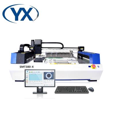 China Stock in EU YX SMT Pick and Place Machine SMT380-X for PCB Assembly High Accurate Cameras 10*10 mm 6 for sale