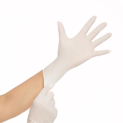 China Disposale Wholesale 9 Inch Food Grade Industrial Grade Powder Free Latex Gloves for sale