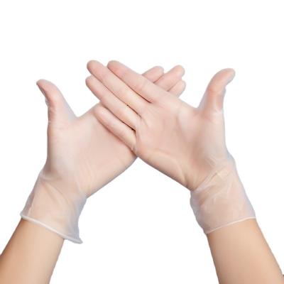 China Personal Care Netting 9 Inch Vinyl Protective Glove Non Powder Vinyl Gloves Netting for sale