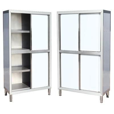 China Modern SS304 Sideboard Design Stainless Steel Storage Cupboards For Outdoor for sale