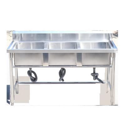 China Without Faucet Modern Design 1 2 3 Bowl Stainless Steel Kitchen Sink for sale