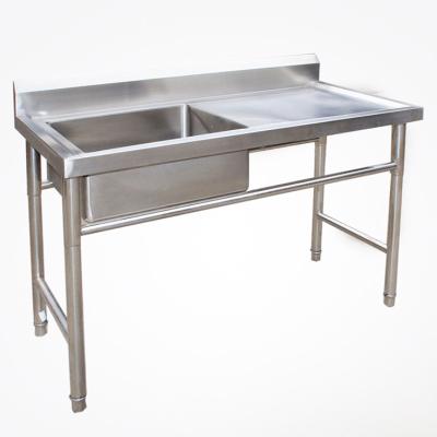 China Without Faucet Easy To Assemble Stainless Steel Surface Bowls 1 Hand Wash Sink for sale