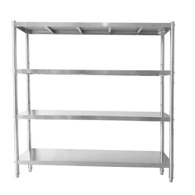 China 2021 Customized New Size Economical And Practical Store Shelves Stainless Steel Corrosion Protection For Restaurant Storage for sale