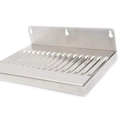 China Sustainable Beer Wall Mount Drip Tray With Drain Brand New For Beer Tower for sale