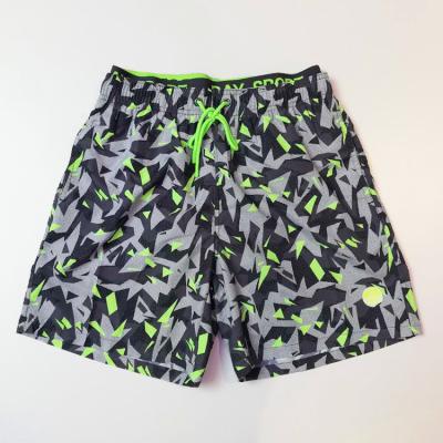 China Men's 100% Polyester Swim Trunks OEM Fashion Sublimation Swimwear Anti-UV Quick Dry Mens Beach Shorts for sale