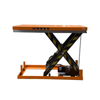 China Safety Easy Convenience Heavy Duty Stationary Scissor Lift Operating Hydraulic Electric Scissor Lift Table for sale