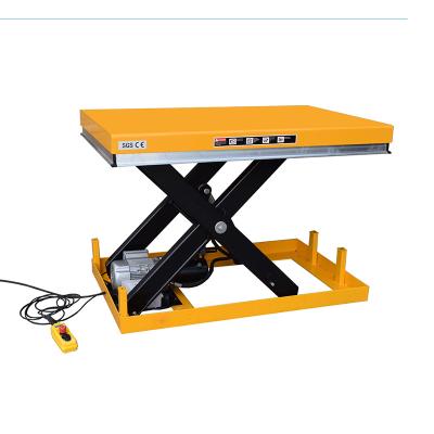 China Hotels Low Table With Lightweight Stationary Scissor Lift Table For Assembly Line Work for sale