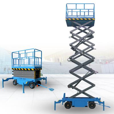 China Hydraulic Scissor Lift 12m Mobile Scissor Lift 500kg Electric Scissor Lift Platform Table For Widely for sale